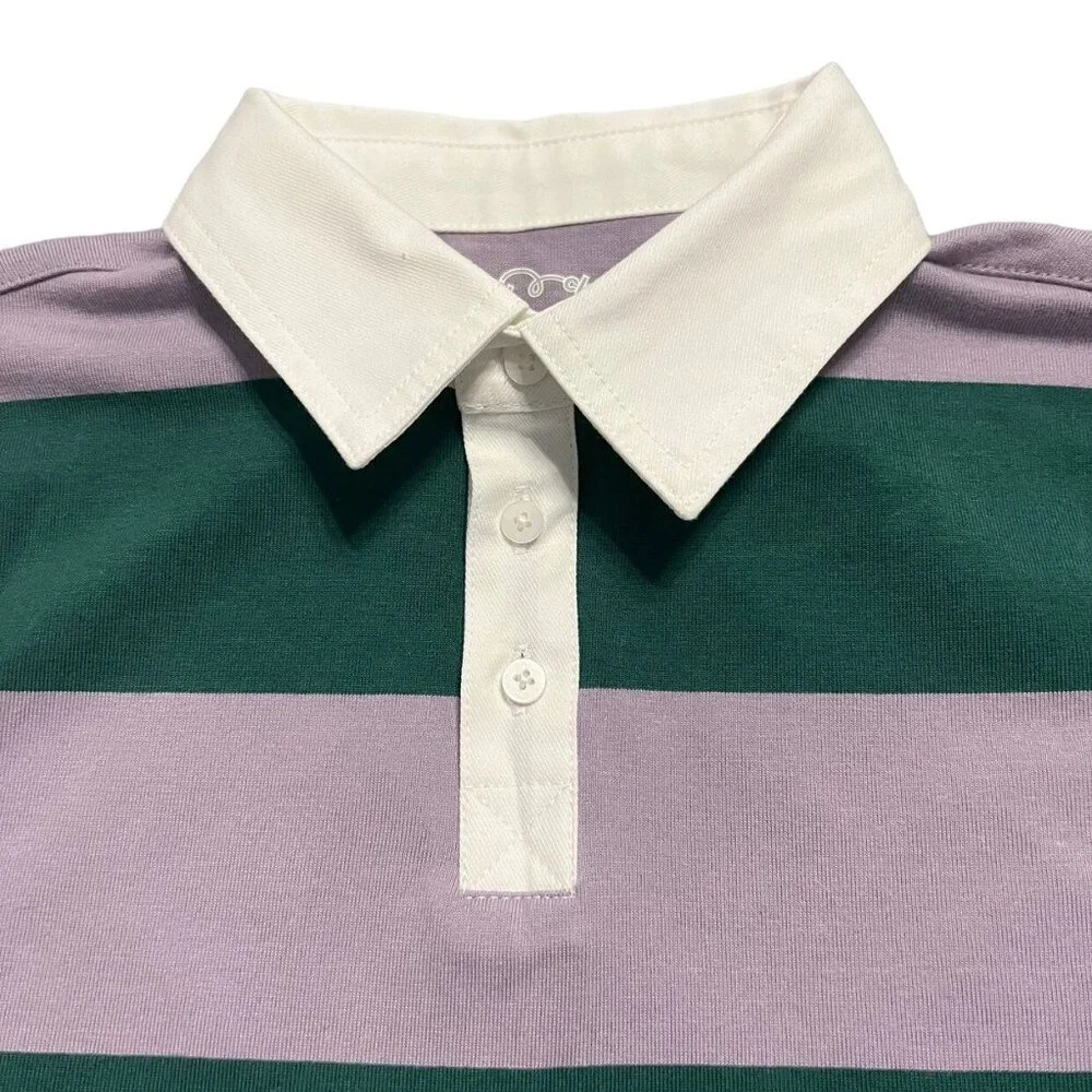 NEW Art Class Sz M Rugby Striped Polo Dress